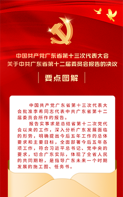 图解丨关于中共广东省第十二届委员会报告的决议