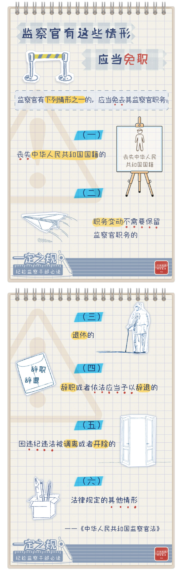 一定之规&bull;纪检监察干部必读丨监察官有这些情形 应当免职.jpg
