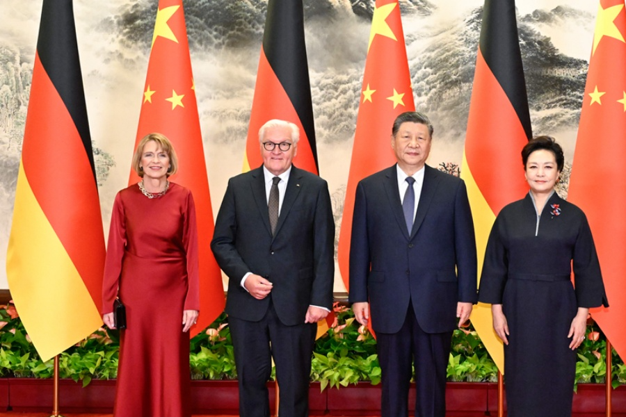习近平同德国总统施泰因迈尔会谈